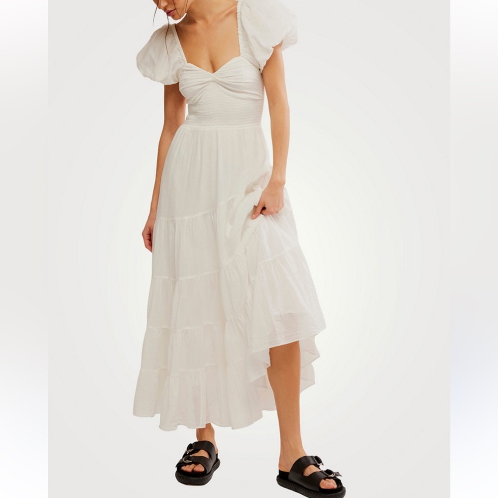 Free People Sundrenched Cotton Maxi Dress - Picture 1 of 5